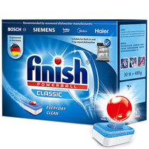 finish光亮碗碟洗碗机专用洗涤块 洗碗块489g 洗碗块 一次一块 方便简单