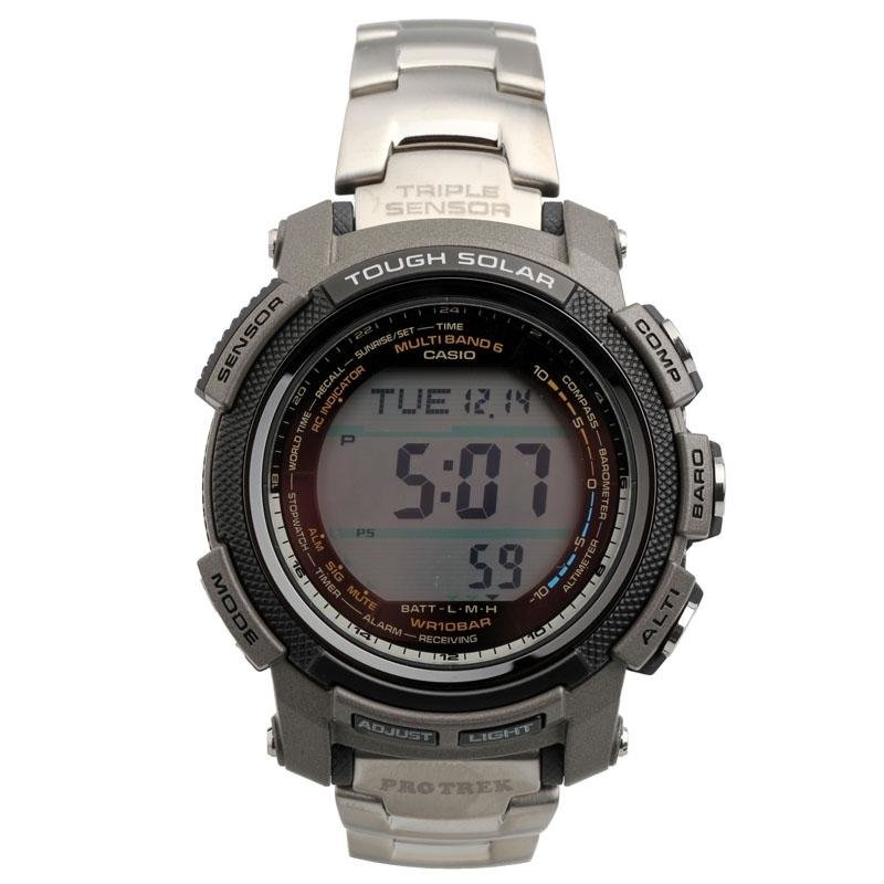 卡西欧(casio)prw-2000t-7dr电波登山表(灰色)图片【图片 价格 品牌