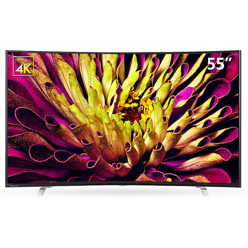 东芝(toshiba) 55u8500c 55英寸 曲面4k智能3d液晶电视(黑色)