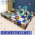 儿童乐园家用室内滑滑梯秋千小型家庭游乐场设备宝宝游乐园围栏(浅蓝色)
