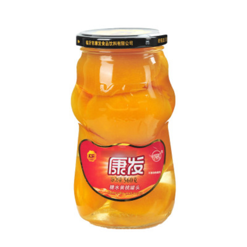 康发 黄桃罐头 560克/瓶