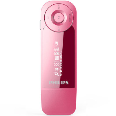 飞利浦MP3MP4迷你随身听便携式学英语学生版小型无损音乐播放器SA1208 粉色