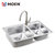 摩恩(MOEN)水槽大双槽不锈钢水槽洗菜盆洗碗池23302(搭配60401SRS厨房龙头)