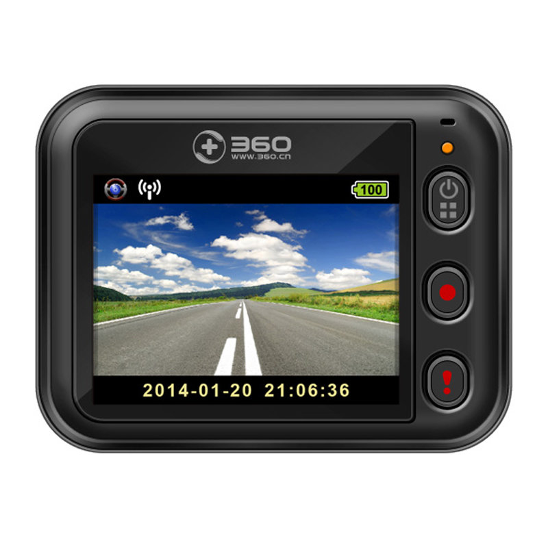 智能穿戴设备360行车记录仪j501c高清夜视wifi连接智能管理j501c标准