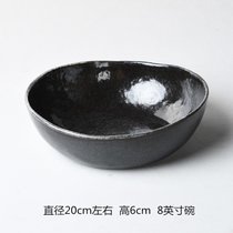艺家釉下彩日式陶瓷碗个性餐具套装吃面碗家用面条碗饭碗汤碗创意(香槟色 默认版本)