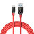 Anker 可拉动汽车TYPE-C手机0.9m数据线适用于三星华为魅族安卓充电线(红色)