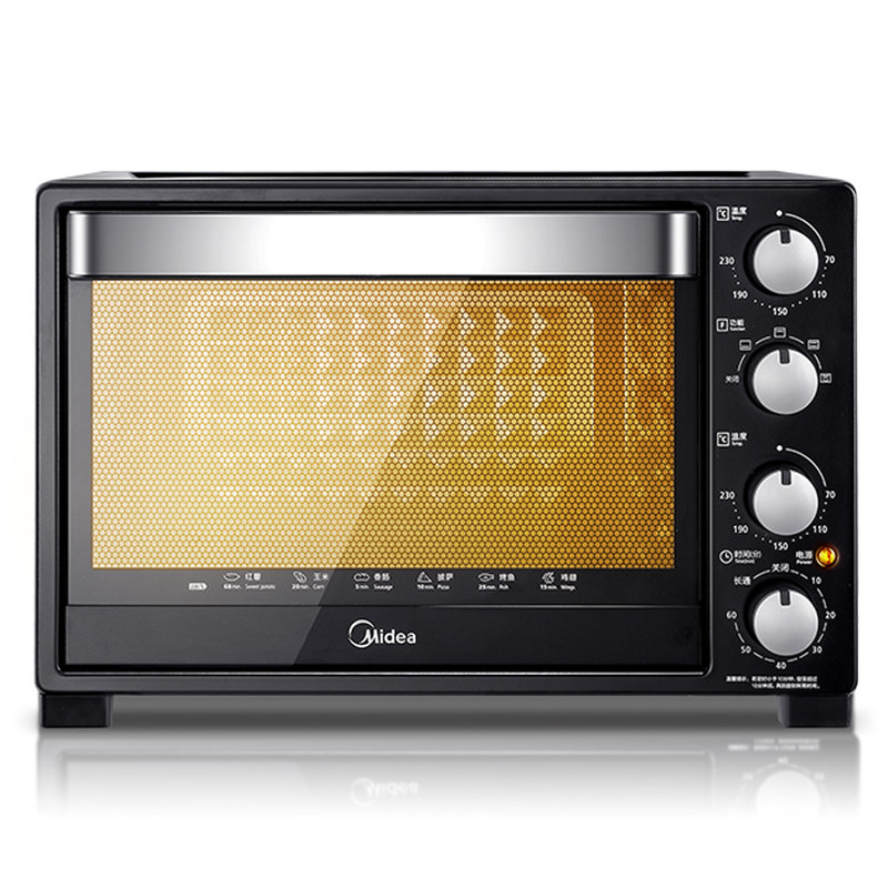 美的t3-252c黑色二代电烤箱