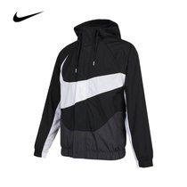 Nike耐克2021年冬季男子运动开衫外套撞色连帽梭织外套DD5968-010(DD5968-010)
