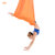 TP瑜伽馆空中瑜伽吊床倒立家用伸展带吊绳弹力加宽瑜珈吊床  TP1316(桔色)