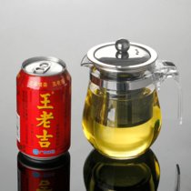 （304不锈钢胆）防爆耐热玻璃泡茶壶花茶壶玻璃茶杯过滤茶具套装(（加厚防爆）500ml壶 单壶)