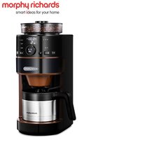 摩飞电器（Morphyrichards）全自动磨豆咖啡机MR11家用办公滴漏式咖啡机美式咖啡不锈钢保温咖啡壶 豆粉两用