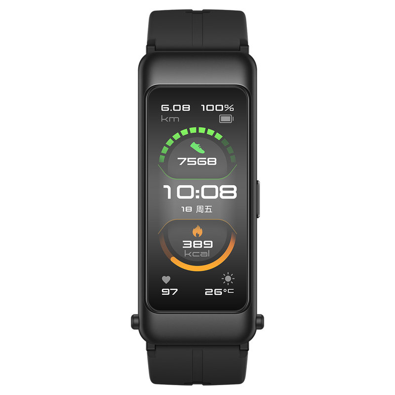 华为手环b6fdsb19运动版曜石黑样机