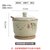 和风四季复古釉下彩厨房家用陶瓷盐罐油罐辣椒罐厨房调料盒调料罐(和熙调味罐+木勺+木垫（360ml）)