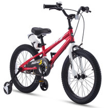 优贝儿童自行车18寸表演车红色 男女孩脚踏童车单车 全网爆款 宝宝成长好伙伴