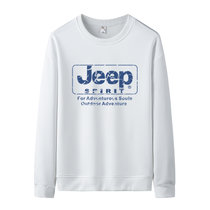 Jeep新品秋冬套头卫衣JPCS0323F(白色 XL)