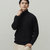甄特【国美好货】男士A规羊绒衫高翻领3XL黑 珍奢材质，亲肤舒适，极致性价比