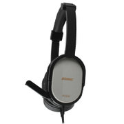 硕美科（Somic）PC539 耳机 头戴式耳机 立体声耳机 游戏耳机 电脑耳机 （白色）（隐藏式麦克风设计,不使用时可以通过折叠与机身融为一体）