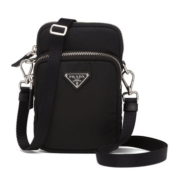 prada男士单肩包2zt0242dmif000202黑色时尚百搭