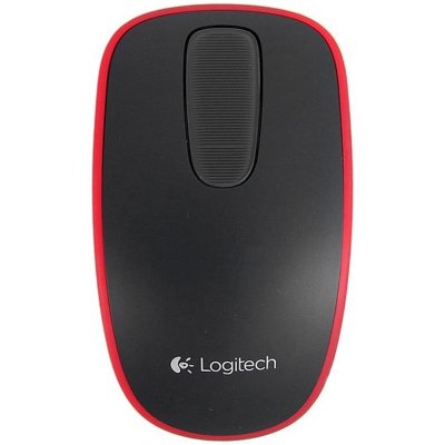 罗技（Logitech） T400无线局部触控鼠标（红色）