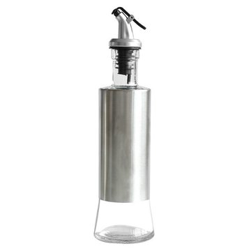 御良材不锈钢玻璃油壶300ml 防漏油瓶醋壶调味瓶油罐酱油瓶醋瓶料酒壶YB-YH-1BD3Y