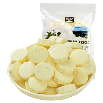 雪原牛初乳奶贝奶片奶酪458g 内蒙古特产自营休闲零食
