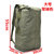 双肩包男士背包帆布包大容量水桶包户外登山旅行包行李包运动男包(军绿色大号)