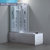 品典卫浴 Clean Dell 浴缸淋浴房 可加按摩冲浪 170*85 8020-2(不含蒸汽 左靠墙如图)