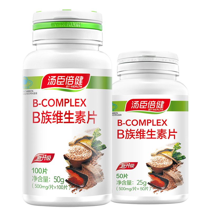 维生素矿物质汤臣倍健b族维生素片100片50片或30片随机发国美甄选返回