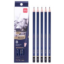 得力S999-B_高级绘图铅笔12支彩盒装B(蓝)(12支盒)（对公）