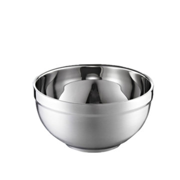 家兴304不锈钢益康焊边双层隔热碗双层碗饭碗汤碗儿童小碗喝粥碗304