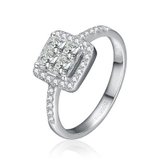 意洋 甜甜小公主 独特设计 18K钻石戒指 YVA00208