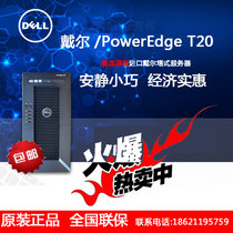 戴尔Dell T20 新品T30 塔式文件数据库ERP服务器 E3-1226V3(8G*1/2T*2/DVD)
