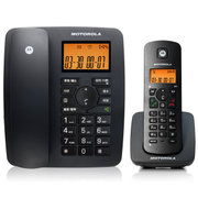 摩托罗拉（Motorola） C4200C 无绳电话欧式家用子母机远距离(黑色 一拖四)