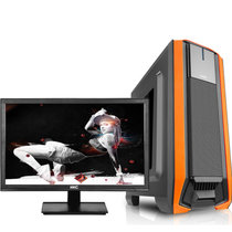 华志硕 AMD X4 950/8G/SSD/GT1030独显/HKC显示器 办公娱乐游戏台式组装电脑(黑色 21.5英寸显示器)