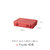 天马手提工具箱百宝箱药盒配件整理盒塑料零件杂物收纳盒小盒子(Trunk-红色)