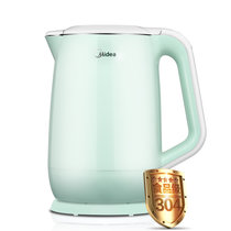美的（Midea) MK-HJ1501XL-G 电水壶 （全钢无缝内胆 进口温控器 防尘盖设计 双层保温防烫）