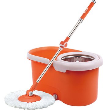 国美自营大卫q5旋转拖把橘色