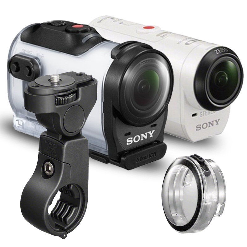 索尼(sony) hdr-az1 运动摄像机/高清mini数码摄像机(骑行套装 套餐三