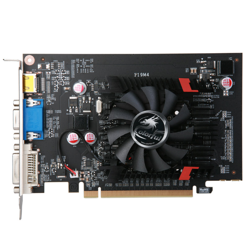 【七彩虹显卡图片】七彩虹(colorfly)610 灵动鲨 d3 2048m显卡图片