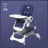 karmababy宝宝餐椅婴儿坐椅多功能可折叠家用吃饭儿童座椅子(Gentry-Pro（地中海蓝） 默认版本)
