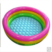 美国INTEX57402 荧光三环水池 儿童充气游泳池玩具浴缸61cm*22cm