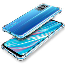 realmev11手机壳+钢化膜 真我 V11 手机套 保护壳 5G 透明硅胶软壳防摔气囊保护套壳手机膜