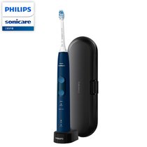 飞利浦（PHILIPS）电动牙刷 健康护龈型 小酷刷(自带牙刷盒) 3种模式 力度感应 蓝色 HX6421(蓝色)
