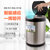 陕固（SHANGU）智能感应带盖垃圾桶全自动厨房卫生间客厅卧室垃圾桶(拉丝银)