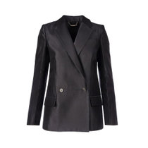 GIVENCHY女式黑色羊毛西装外套 BW309R12MN-498 0136黑色 时尚百搭