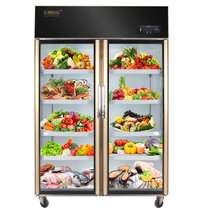 五洲伯乐CF-1200B 立式大二门厨房冰箱冷藏冰柜冷柜商用冷柜家用节能冰箱