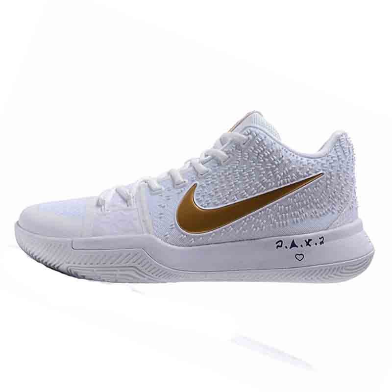 耐克欧文3 kyrie3 ep男子篮球鞋运动跑步鞋852396/1695(白金0013 41)