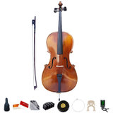 思雅晨哑光大提琴 成年人儿童初学练习考级演奏实木单板大提琴(实木哑光 1/2)