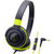 Audio Technica/铁三角 ATH-S100iS 头戴式手机语音线控耳机(绿1)