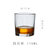 家用威士忌杯子欧式洋酒杯水晶玻璃个性复古酒杯品鉴杯啤酒杯套装(四方杯  170ML)